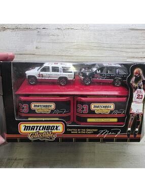 1999 Matchbox Collectibles Michael Jordan 23 Die-Cast Vehicle Sealed Set